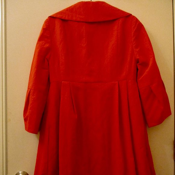 Nanette Lepore Red Coat - Picture 6 of 9